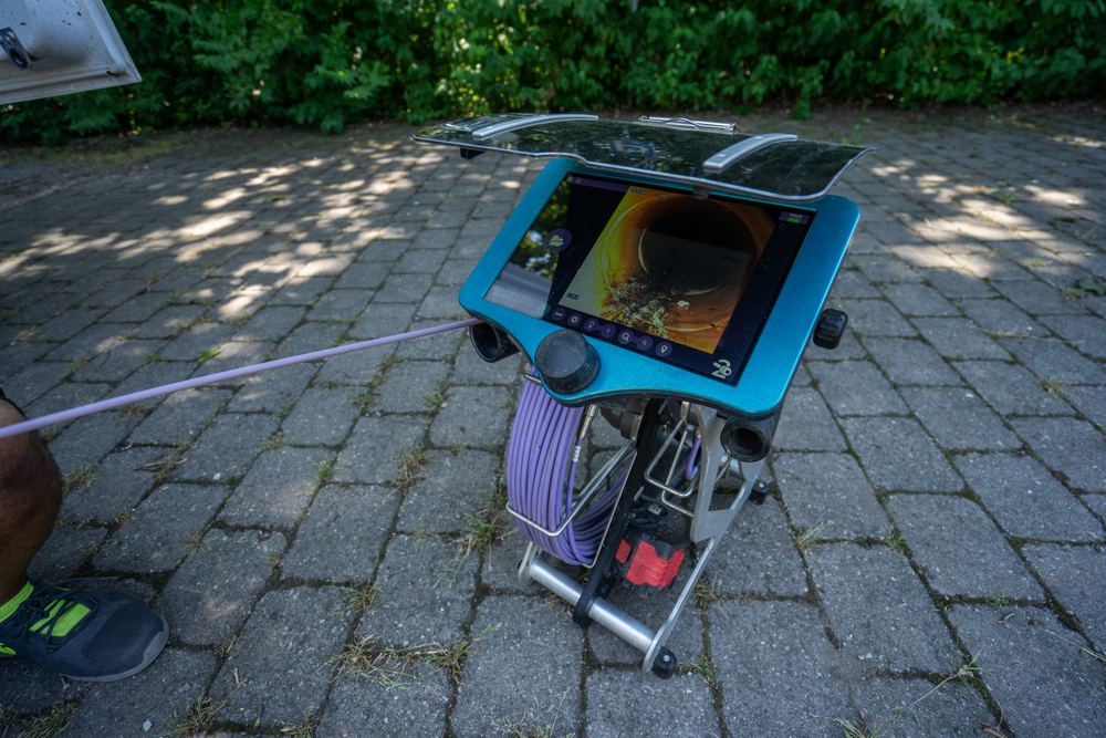 Unsere Kamera-Anlage mit Monitor